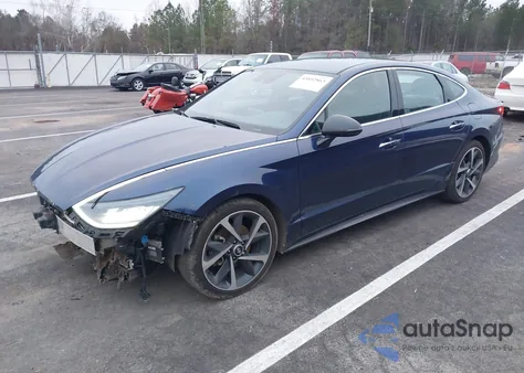 2021 Hyundai Sonata Sel Plus из США, поврежденный, VIN 5NPEJ4J20MH129620